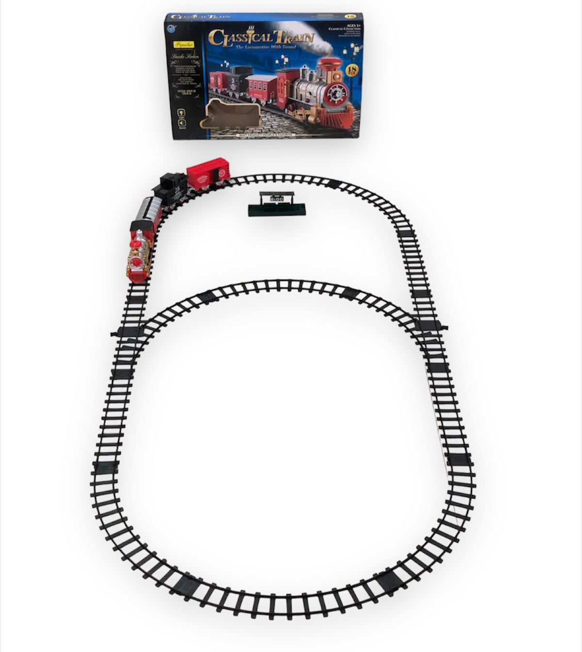 Pista De Tren Con Humo Class Cal Train 18 PCS 